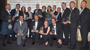 Some of the winners at the BREEAM Awards 2016